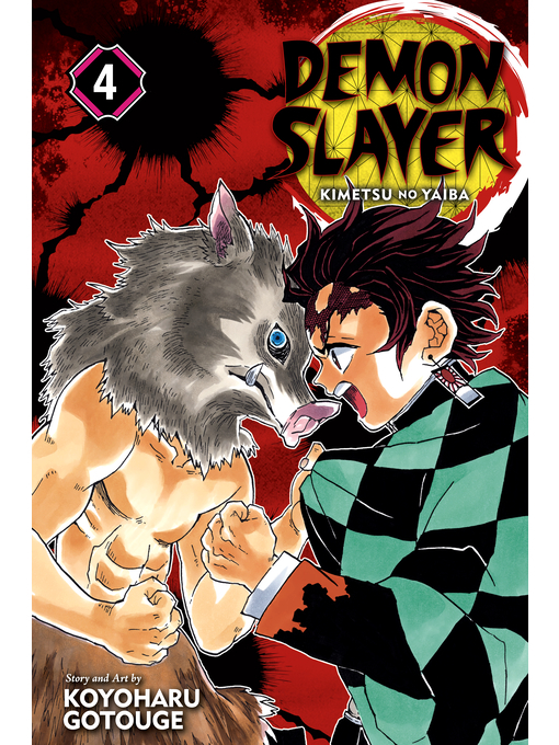 Cover of Demon Slayer: Kimetsu no Yaiba, Volume 4